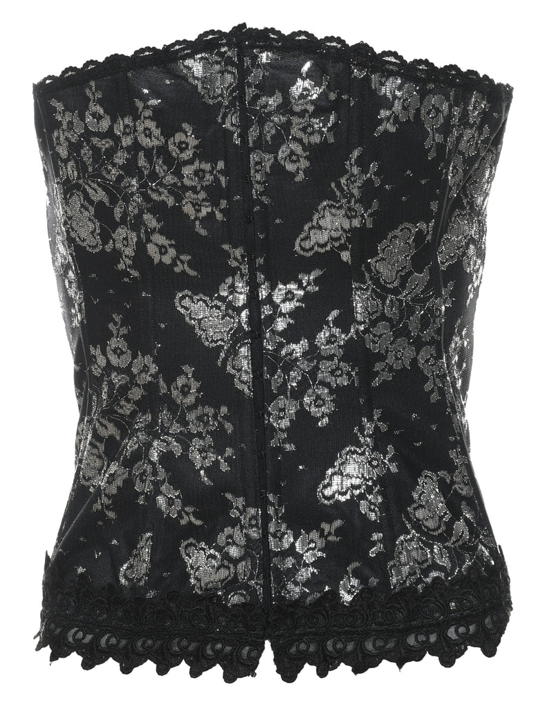 Glamorous Floral Print Corset - S