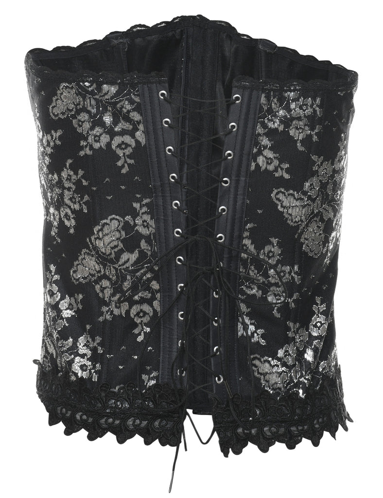 Glamorous Floral Print Corset - S