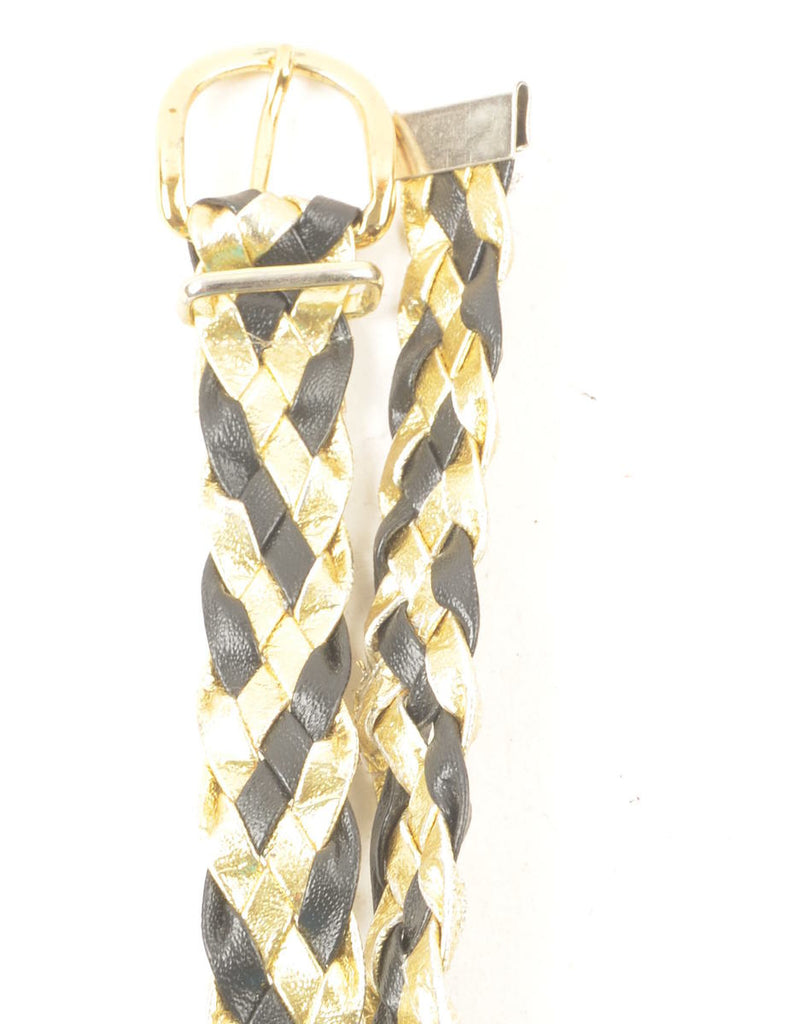 Gold Skinny Belt - M