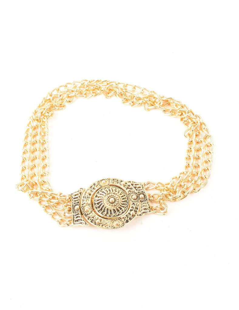 Gold Western Belt - M