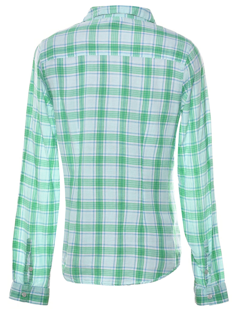 Green Checked Shirt - L