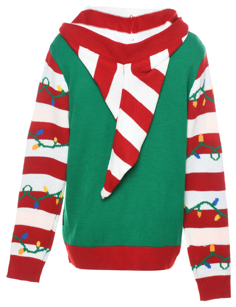 Green Christmas Jumper - M