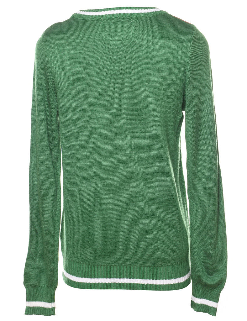 Green Christmas Jumper - M