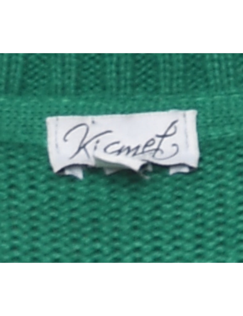 Green Christmas Jumper - M