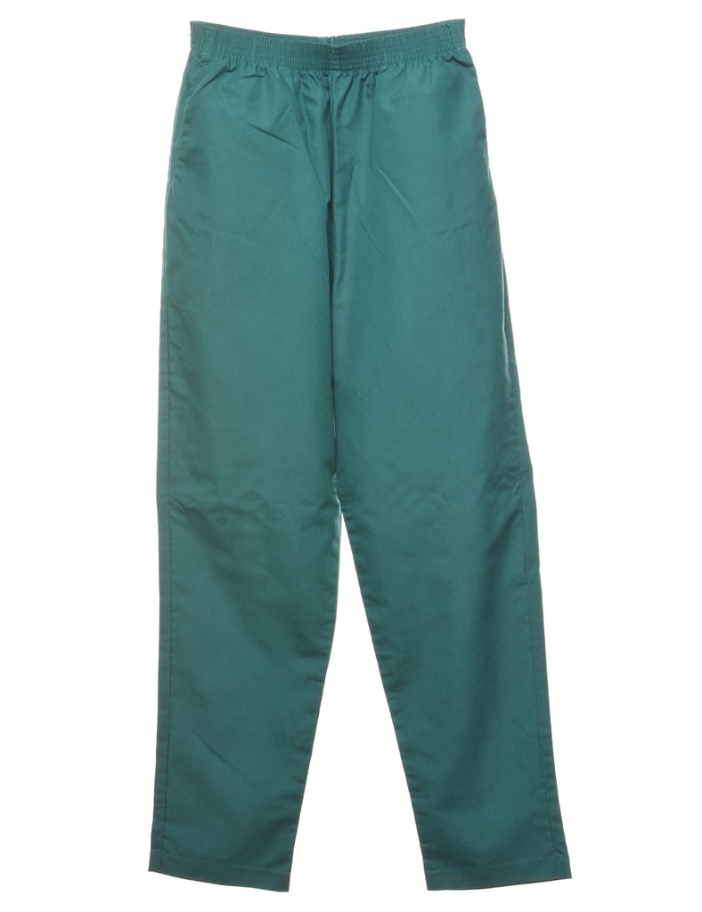 Green Elasticated Trousers - W24 L30
