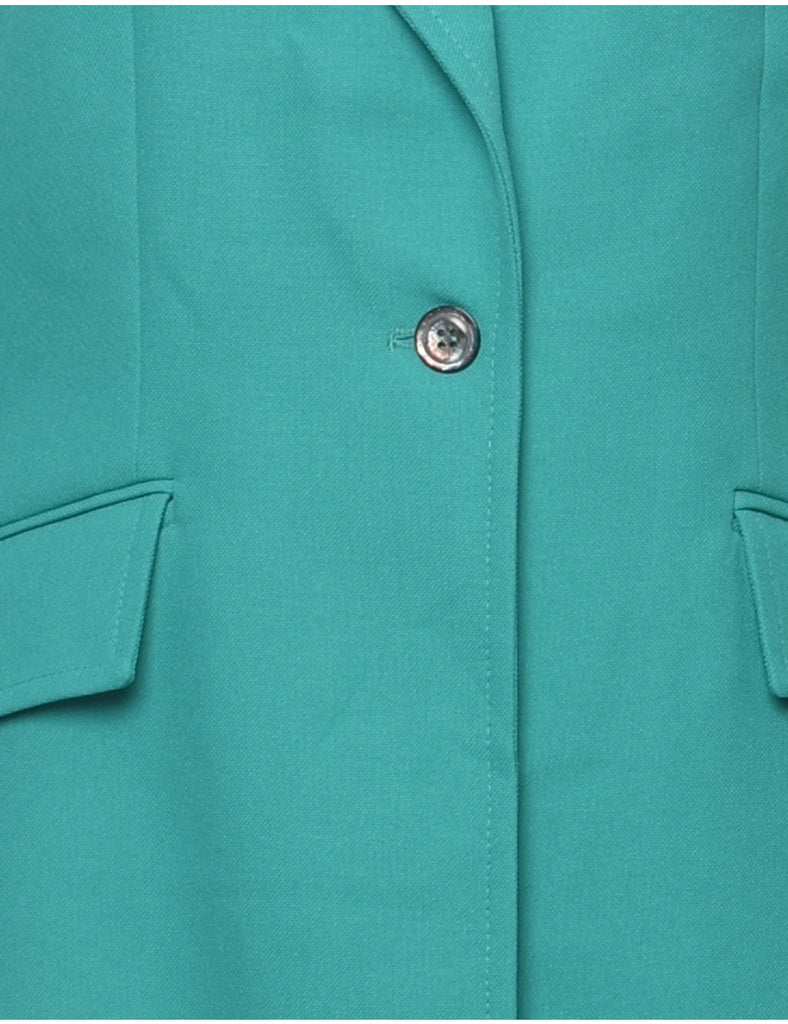 Green Extra Long Blazer - S