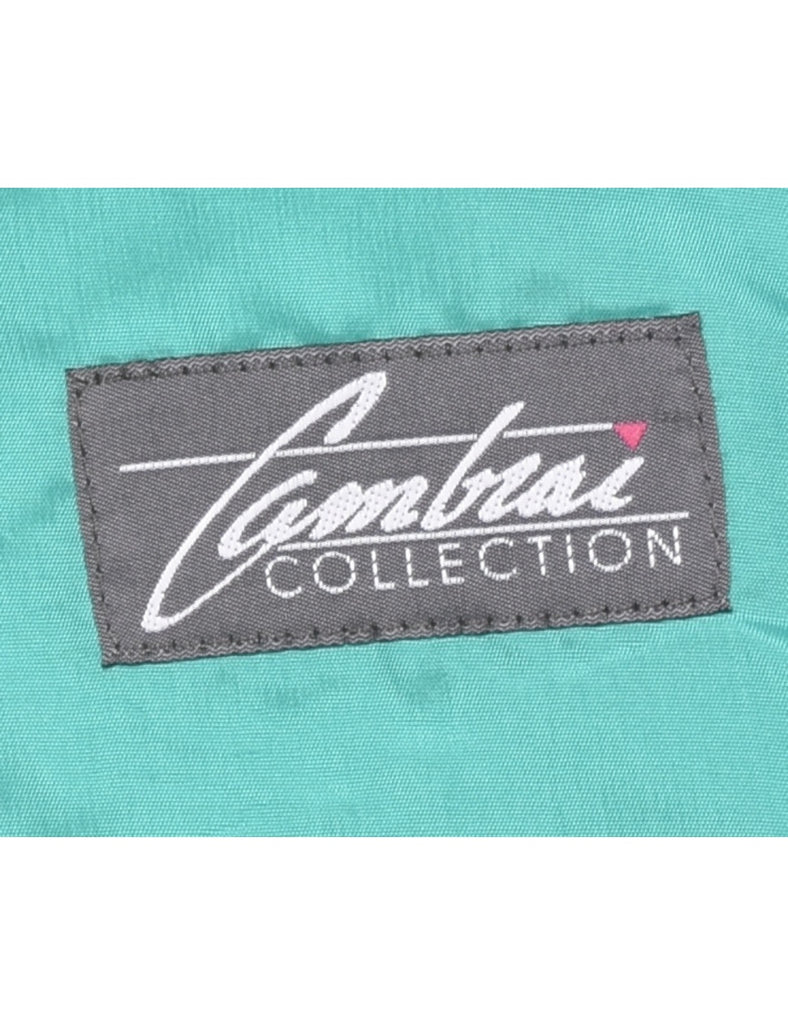 Green Extra Long Blazer - S