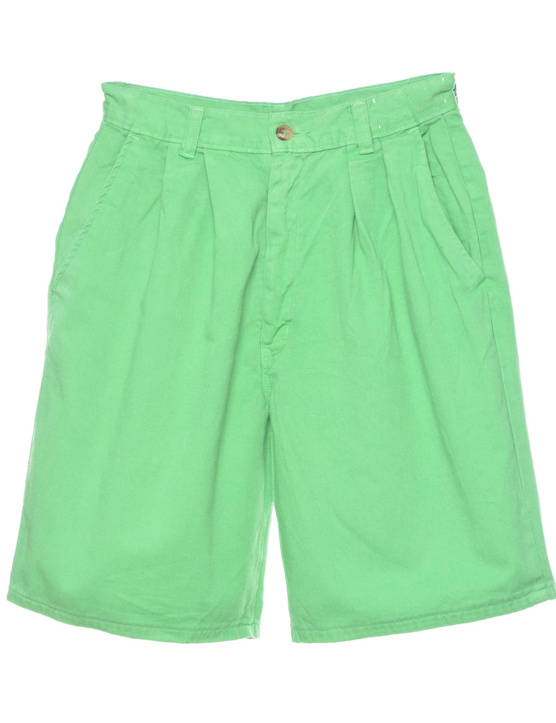 Green Plain Shorts - W26 L8