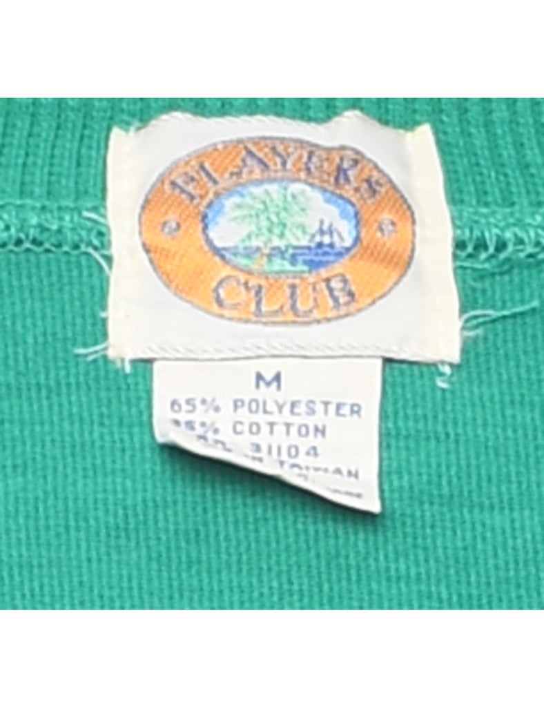 Green Plain Sweatshirt - M