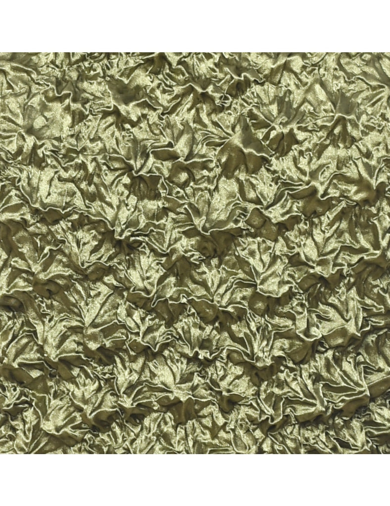 Green Y2K Popcorn Top - XS