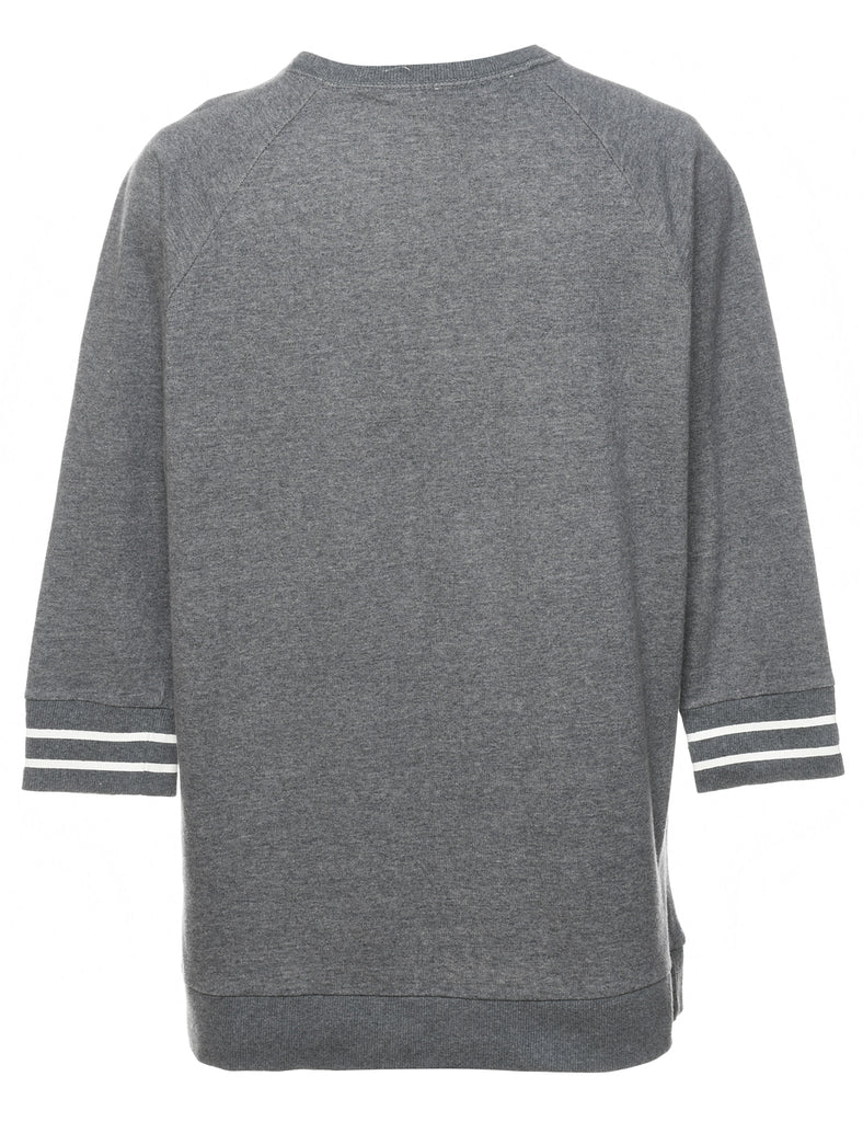 Grey Chilton Champion Printed Sweatshirt - L