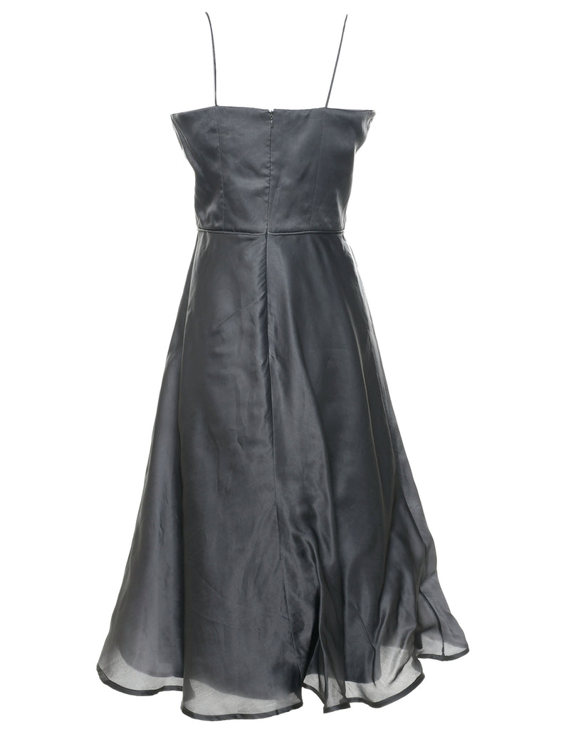 Grey Evening Dress - S