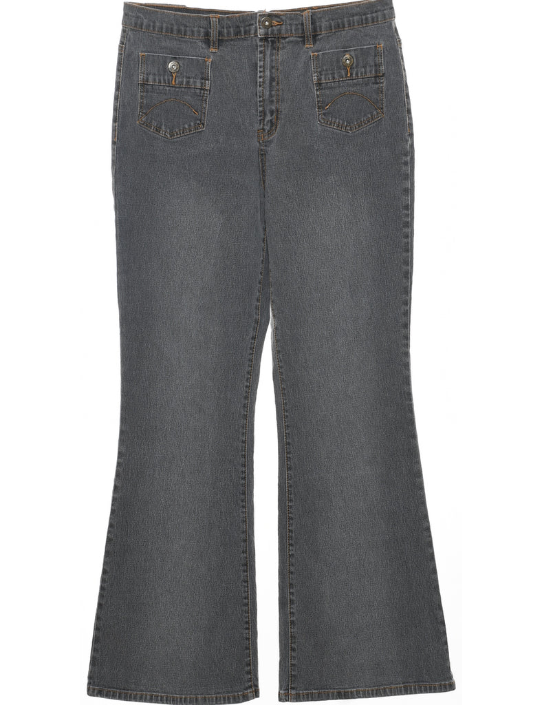 Grey Flared Jeans - W31 L31