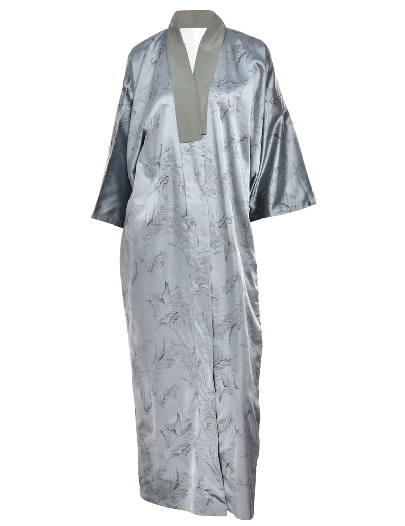 Grey Full Length Kimono - XL