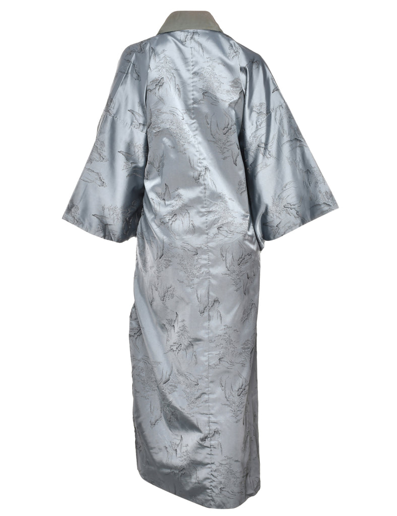 Grey Full Length Kimono - XL