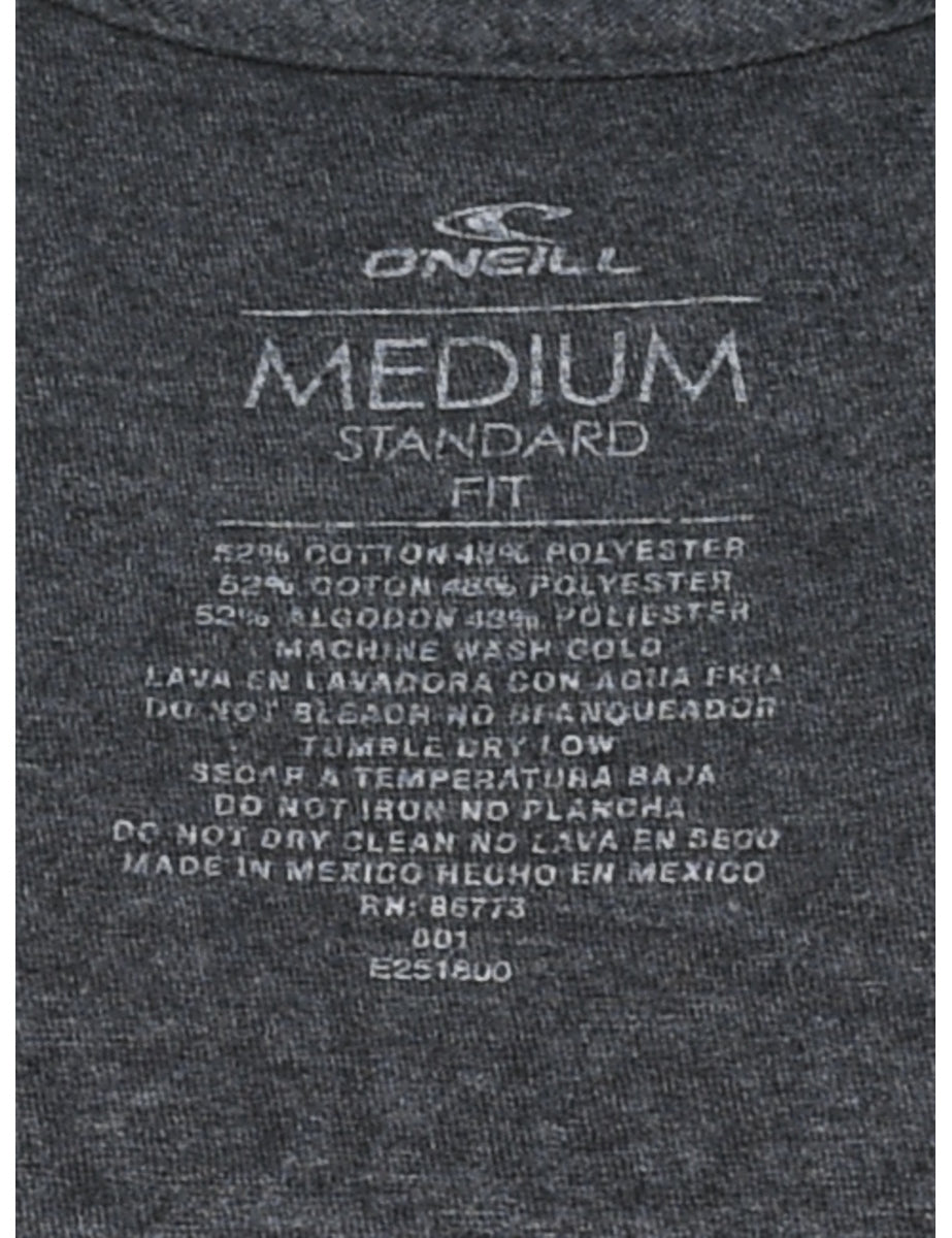 Grey O'Neill Grey Printed T-shirt - M