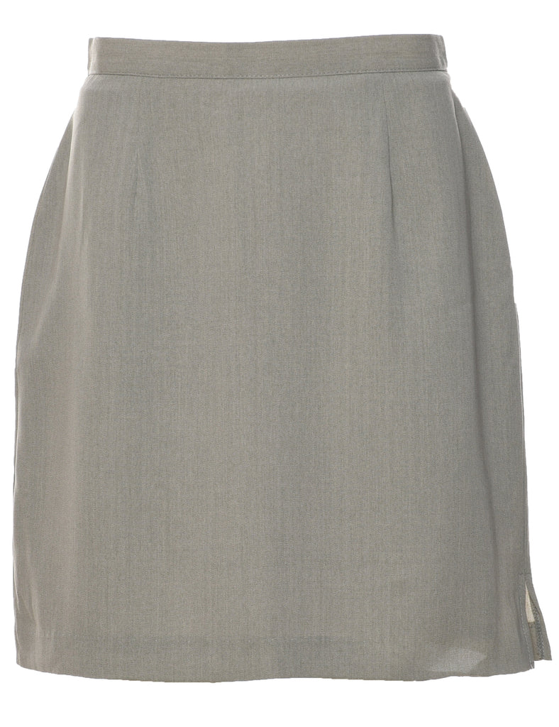 Grey Pencil Skirt - M