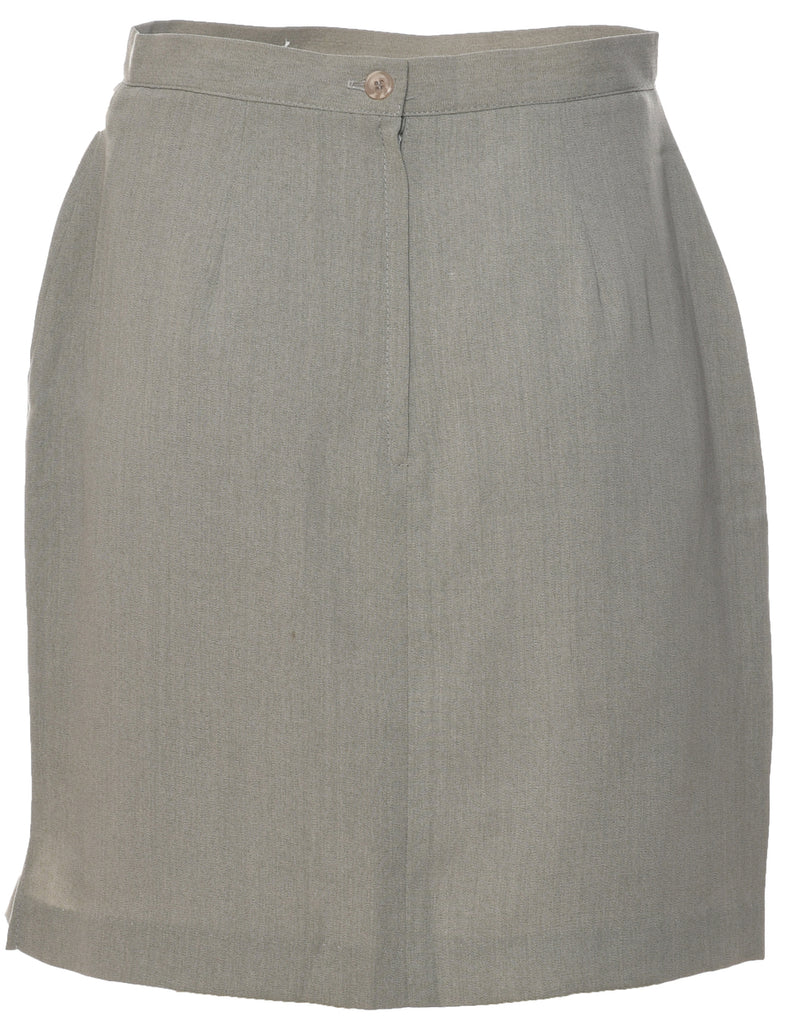 Grey Pencil Skirt - M