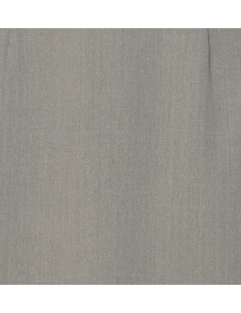 Grey Pencil Skirt - M