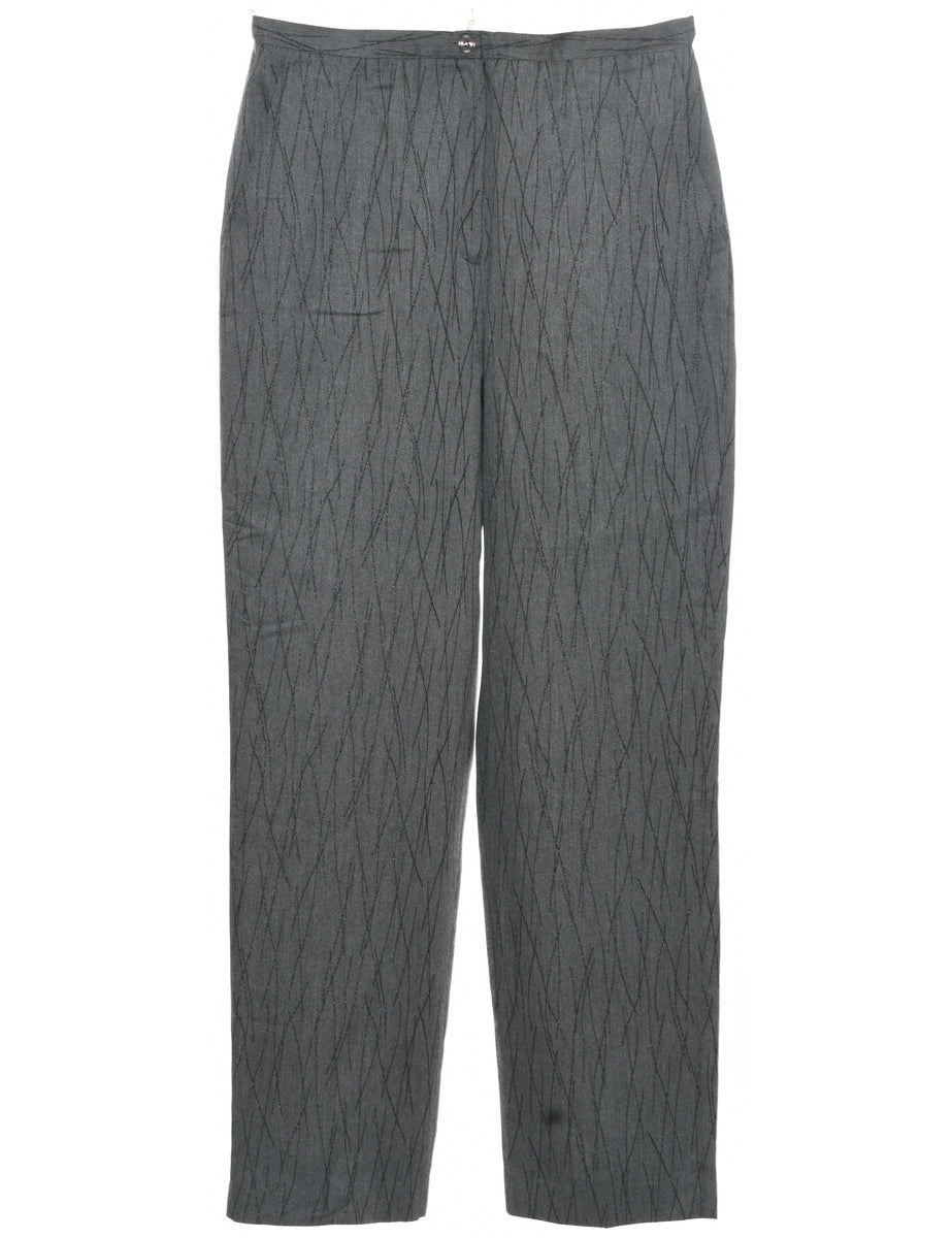 Grey Trousers - W32 L30