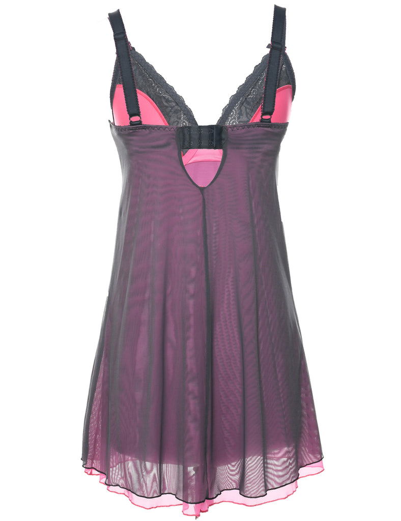 Grey Y2K Babydoll - S