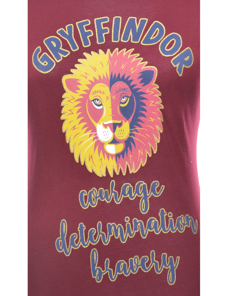 Gryffindor Printed T-shirt - XL