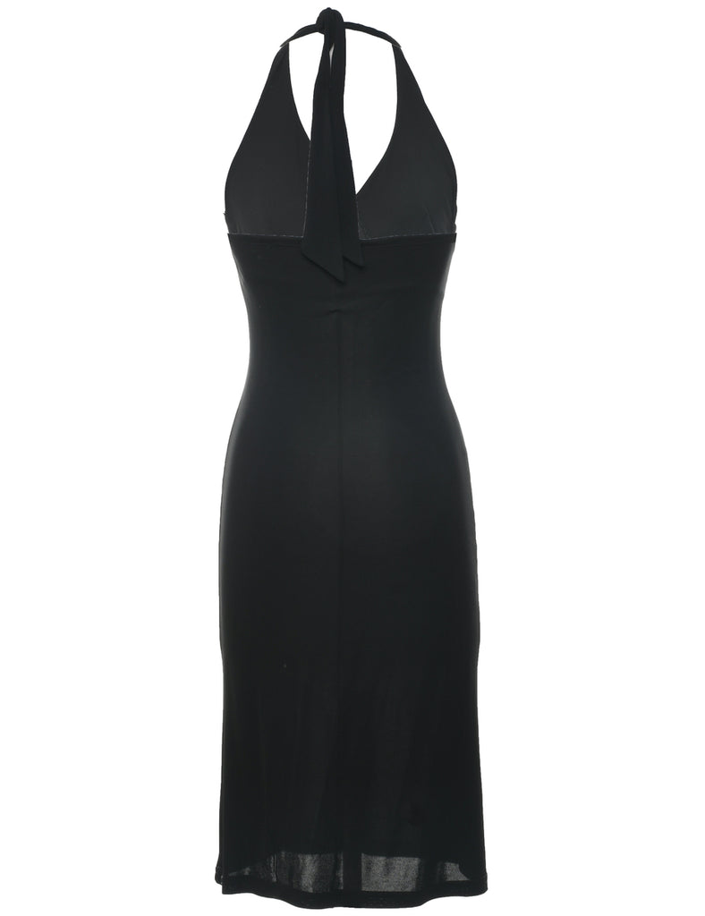 Halter Black Dress - XS