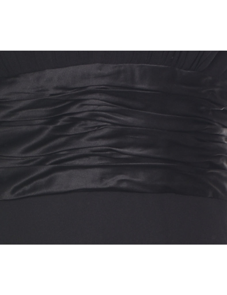 Halter Black Dress - S