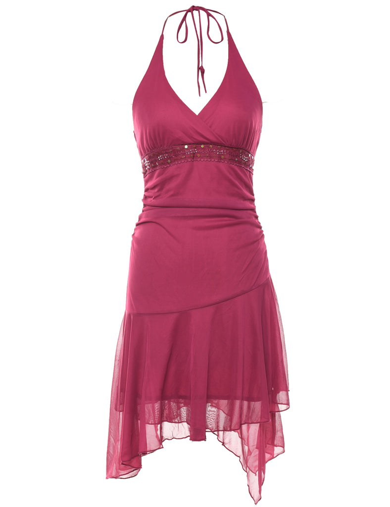 Halter Evening Dress - XS
