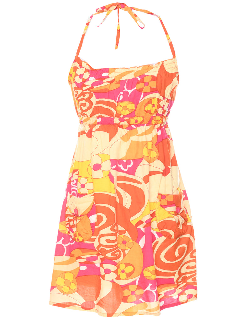 Halter Mini Dress - M