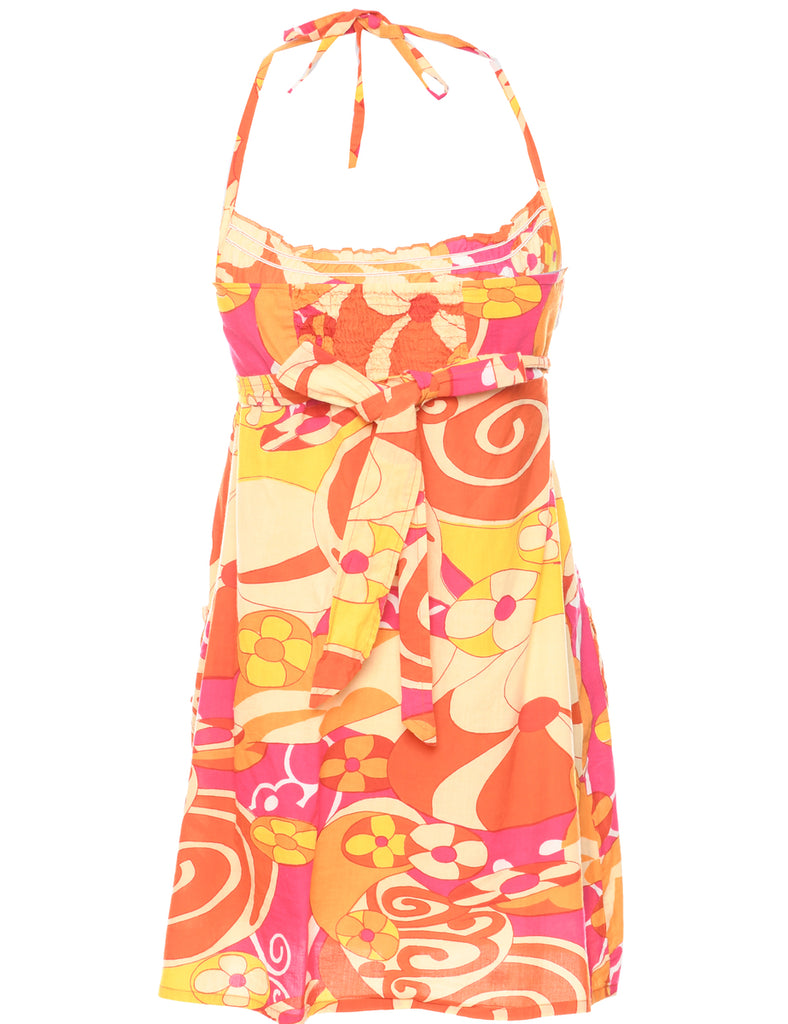 Halter Mini Dress - M