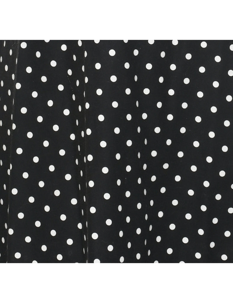 Halter Neck Polka Dot Dress - S