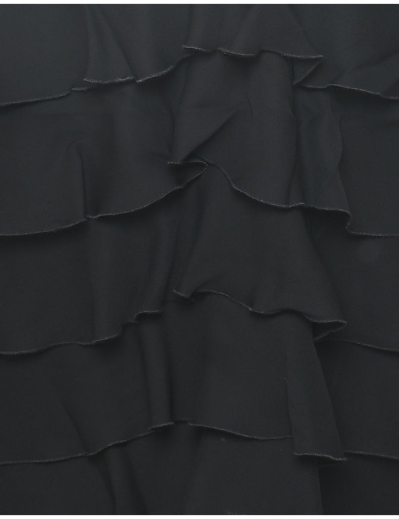 Halter Ra Ra Evening Dress - S