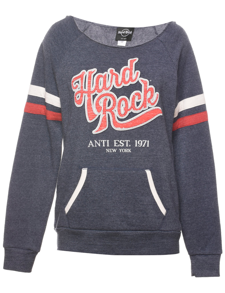 Hard Rock Printed Sweatshirt - M