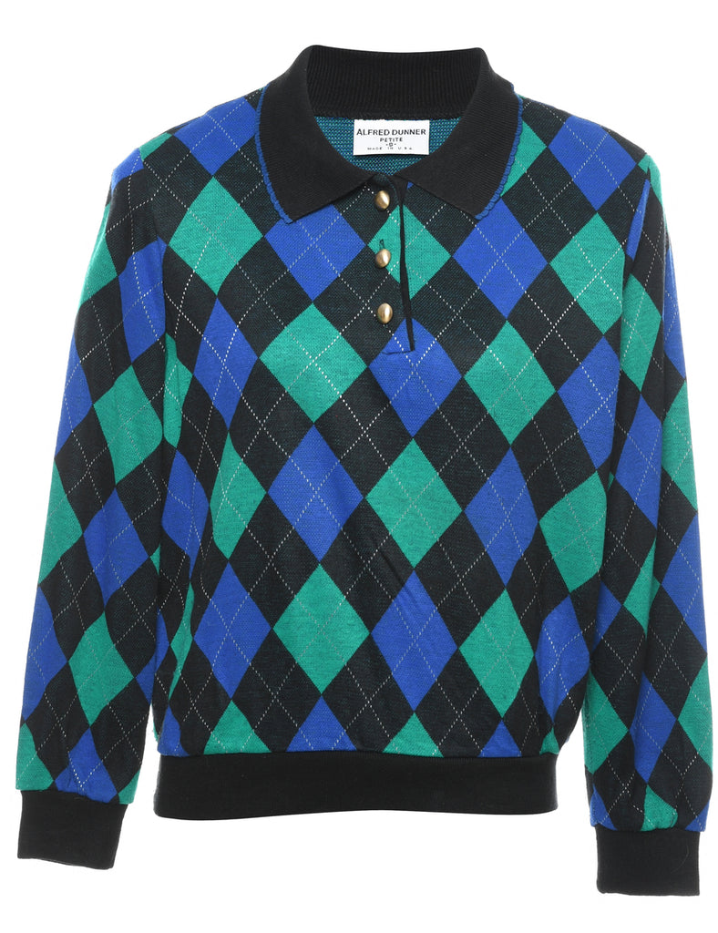 Harlequin Pattern Jumper - S