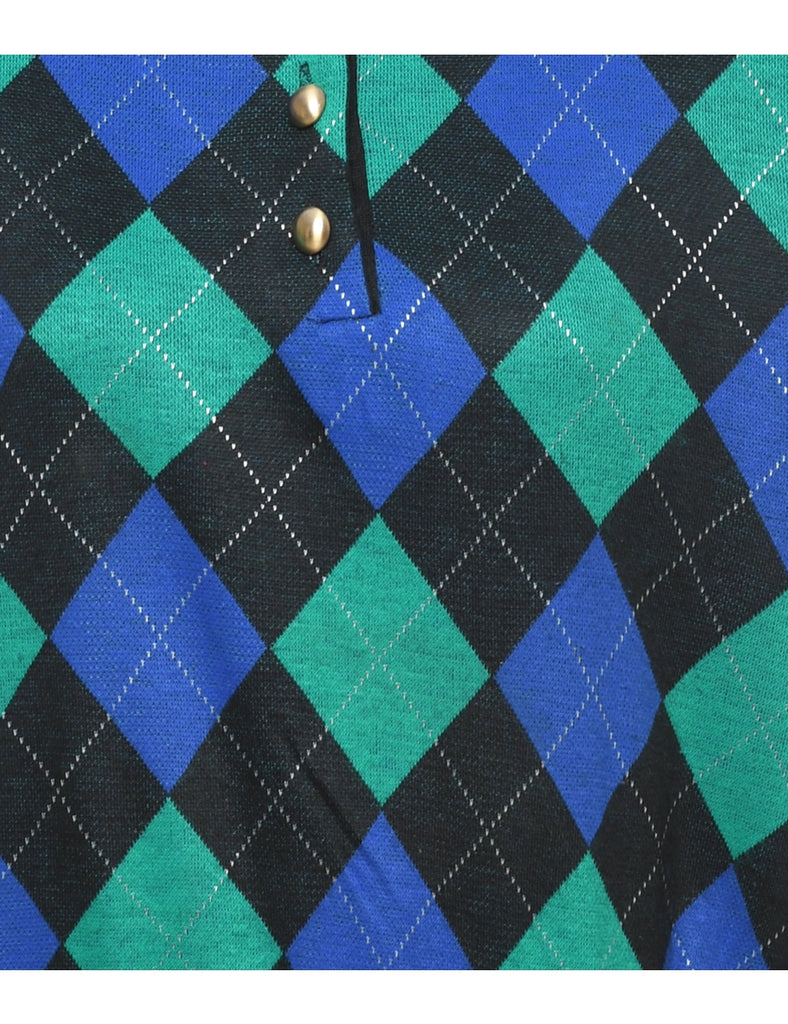 Harlequin Pattern Jumper - S
