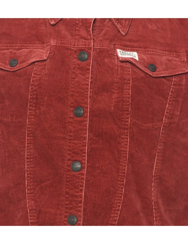 Harley Davidson Corduroy Jacket - L