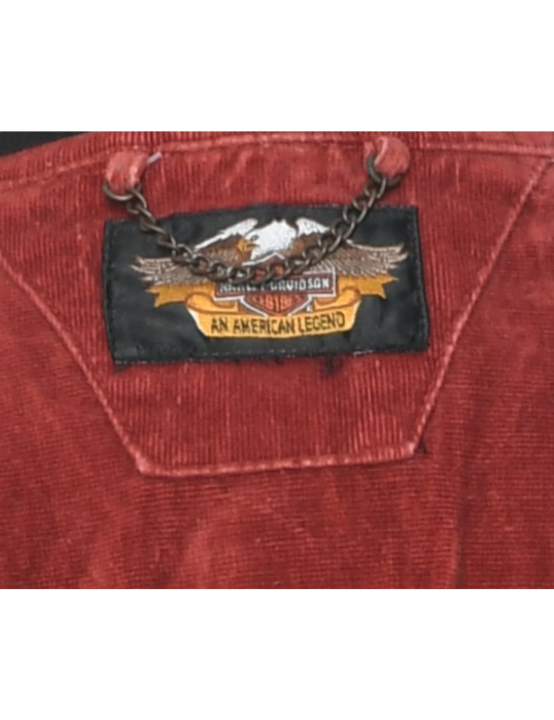 Harley Davidson Corduroy Jacket - L
