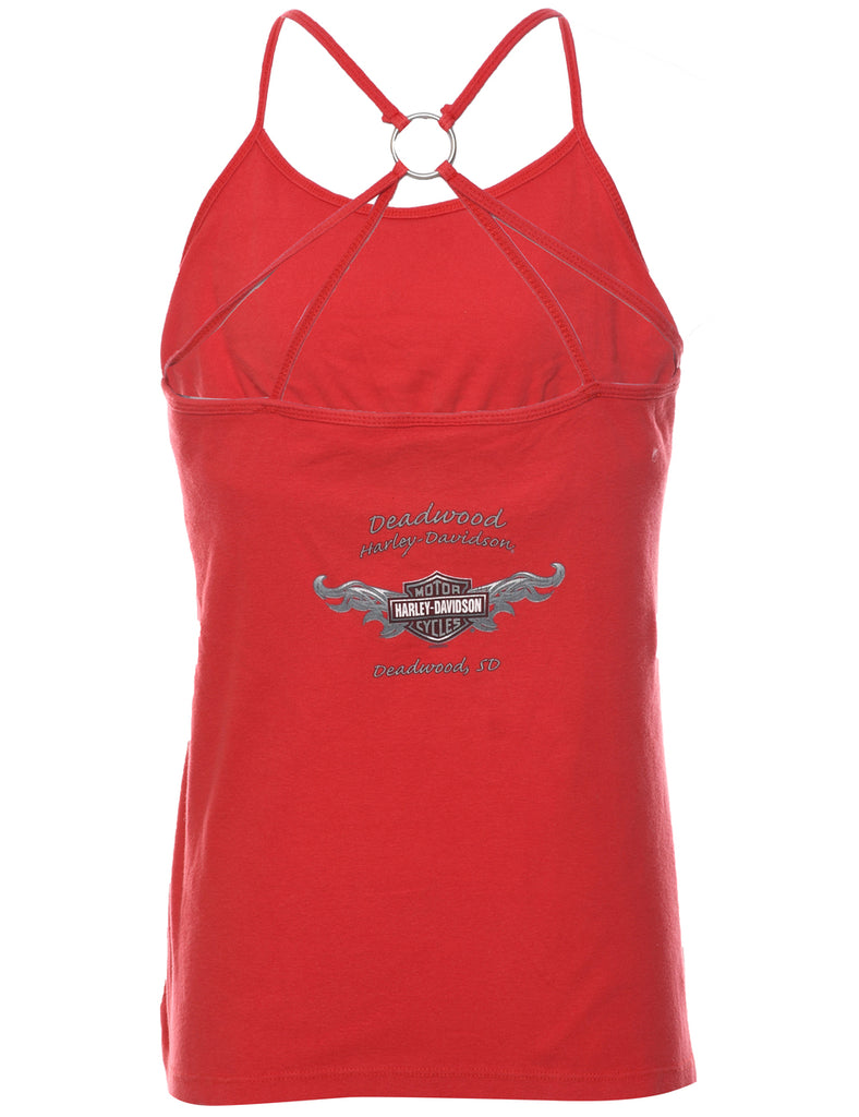 Harley Davidson Printed Y2K T-shirt - XL