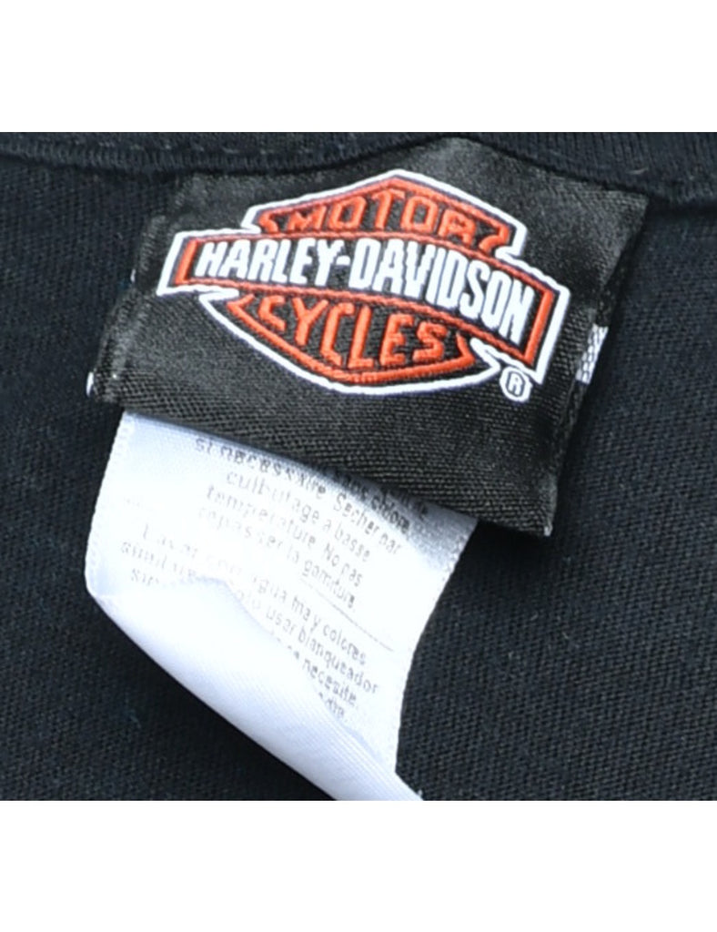 Harley Davidson Printed Y2K T-shirt - M