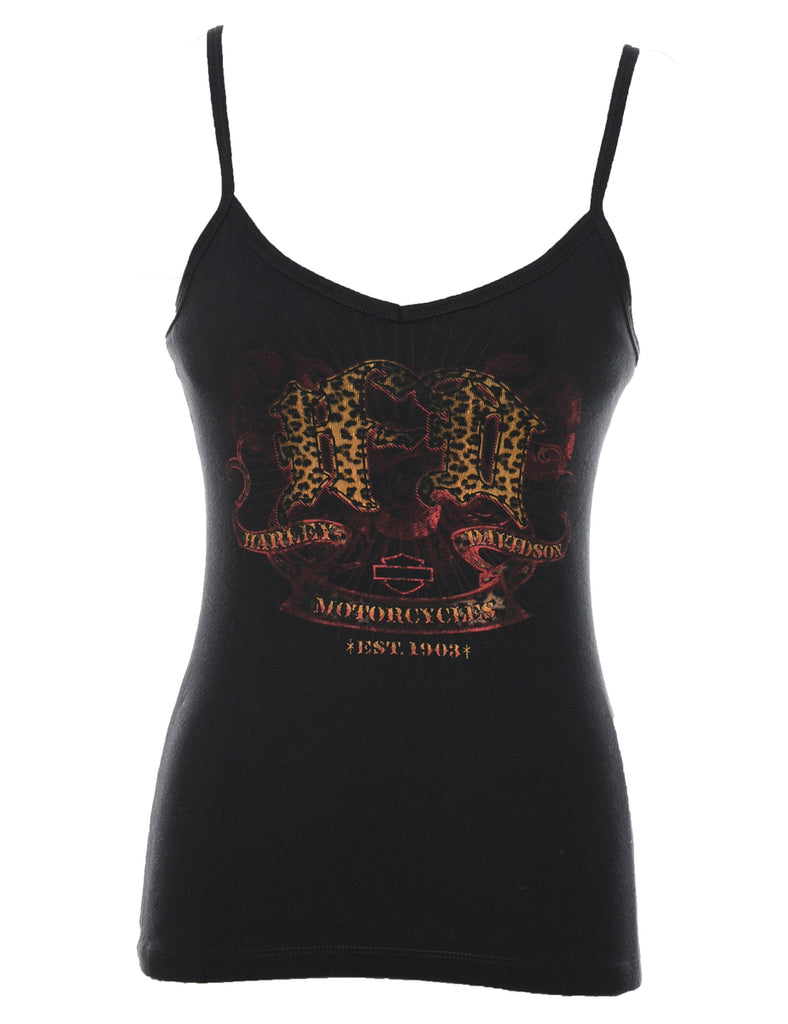 Harley Davidson Printed Y2K Vest - XS
