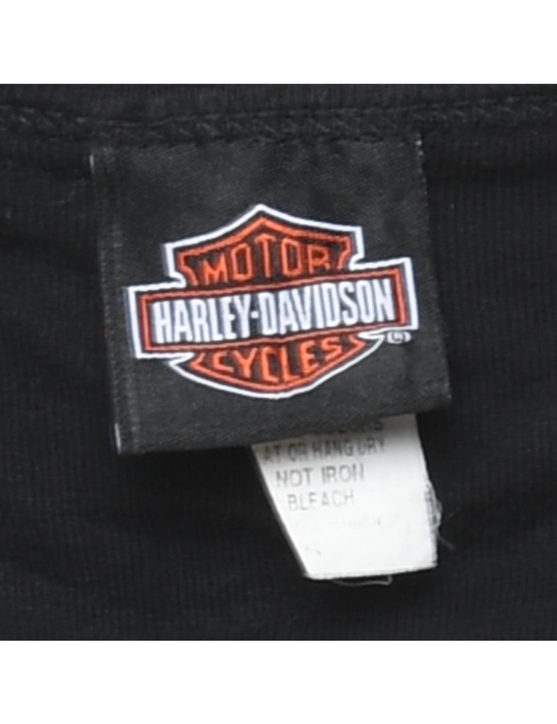 Harley Davidson Printed Y2K Vest - XS
