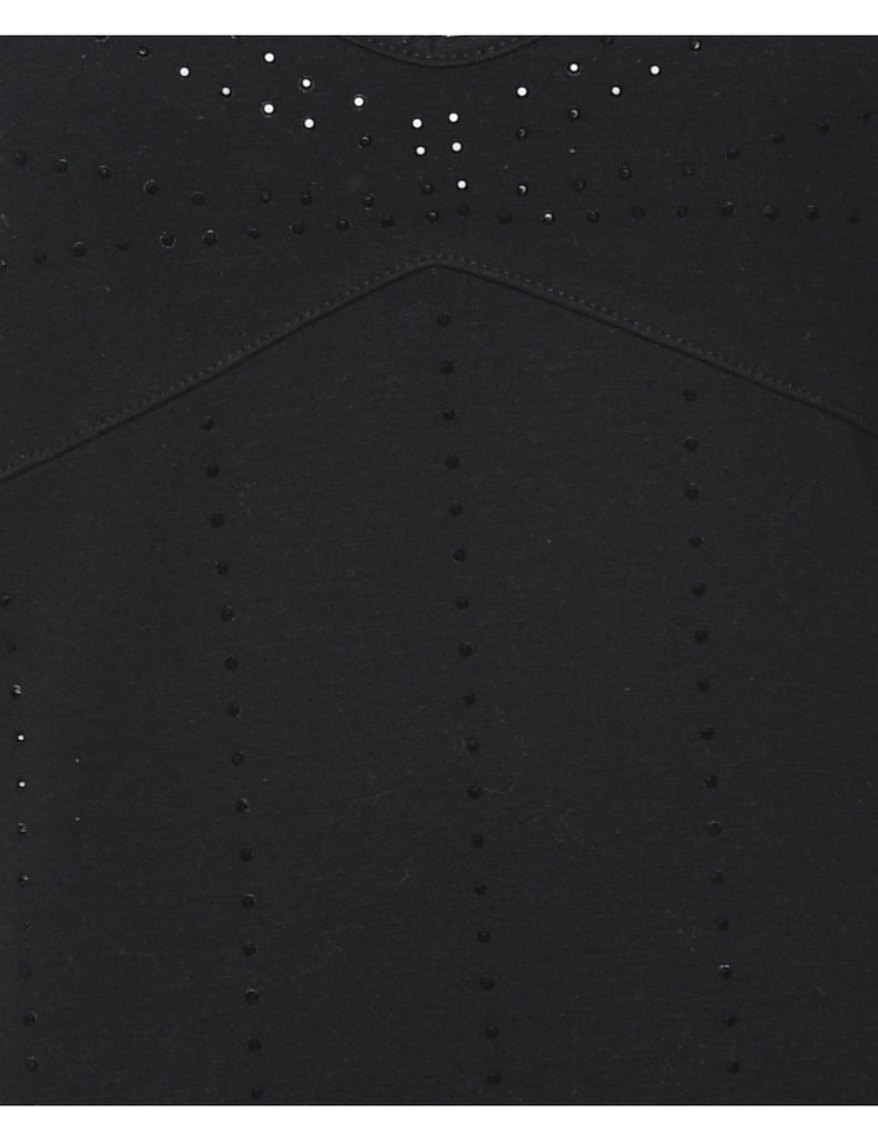 Harley Davidson Y2K Plain Black Vest - S