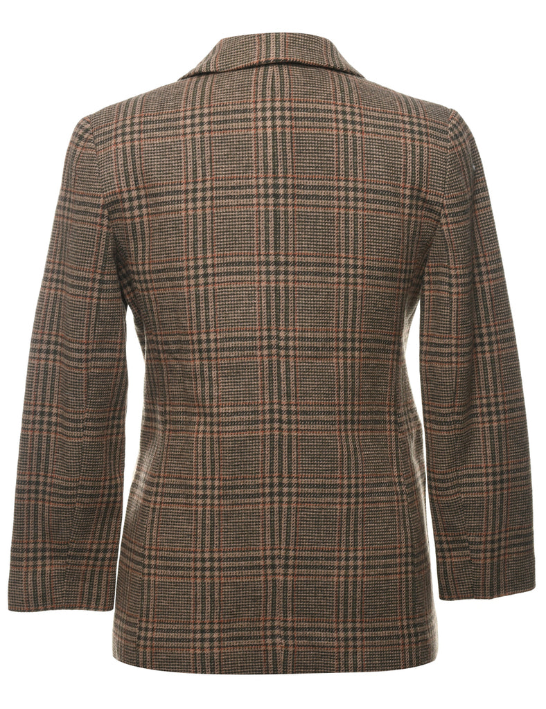 Harvey Benard Checked Blazer - L