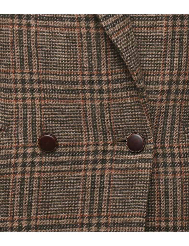 Harvey Benard Checked Blazer - L