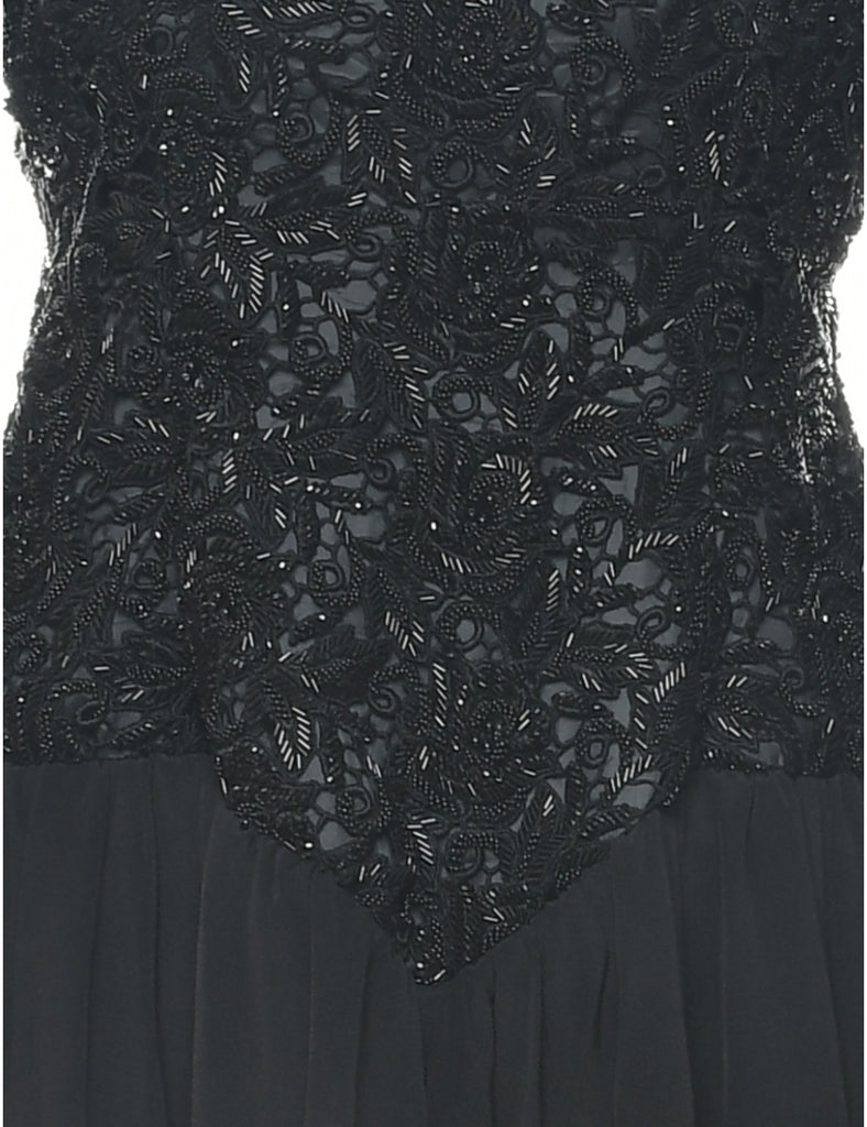 Heavy Weight Beaded Party Dress - S