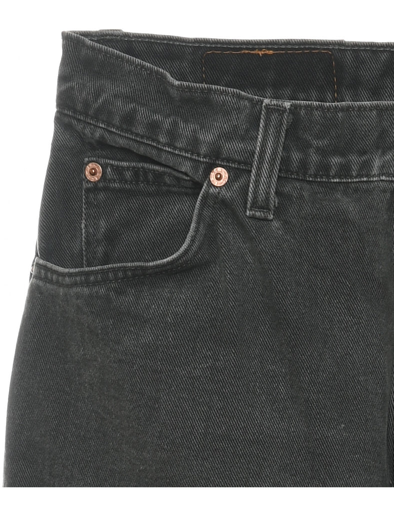 High Waist Black Tapered Levi's Jeans - W29 L29