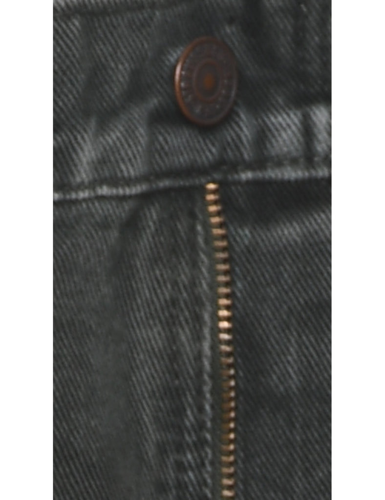 High Waist Black Tapered Levi's Jeans - W29 L29