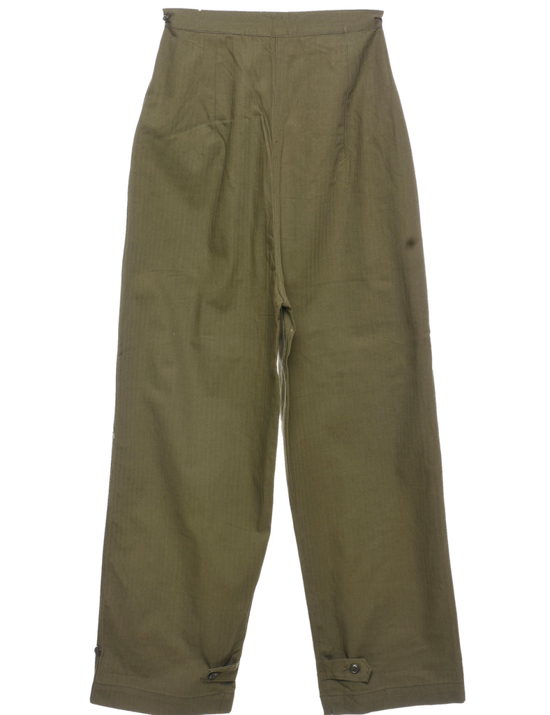 High Waist Cargo Trousers - W24 L29