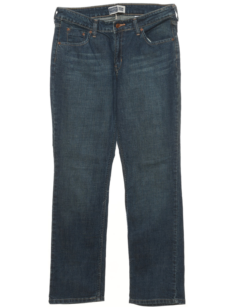 High Waist Dark Wash Levi's Jeans - W33 L33